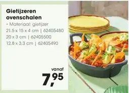 HANOS Gietijzeren ovenschalen aanbieding