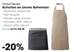 HANOS Chaud Devant Schorten en sloven Bohemian aanbieding