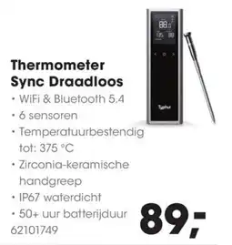 HANOS Tychtur Thermometer Sync Draadloos aanbieding