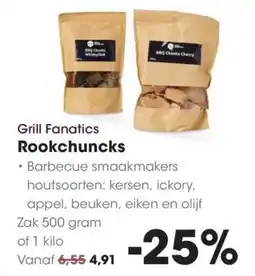 HANOS Grill Fanatics Rookchuncks aanbieding