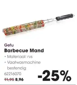 HANOS Gefu Barbecue Mand aanbieding