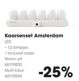 HANOS Securit Kaarsenset Amsterdam aanbieding