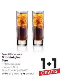 HANOS Select Dinnerware Softdrinkglas Turo aanbieding