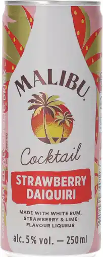 Dirk Malibu cocktail strawberry dai aanbieding