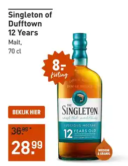 Gall & Gall Singleton of Dufftown 12 Years aanbieding