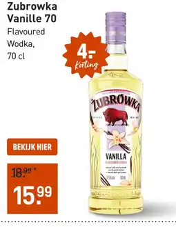 Gall & Gall Zubrówka Vanilla aanbieding