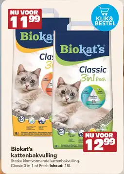 Discus Biokat's kattenbakvulling aanbieding