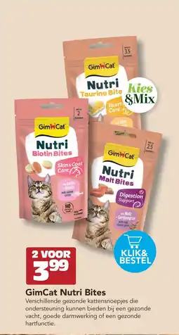Discus GimCat Nutri Bites aanbieding