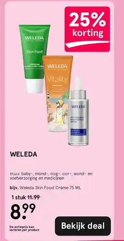 Etos Weleda Vitality Duindoorn Douchecrème 200 ML aanbieding