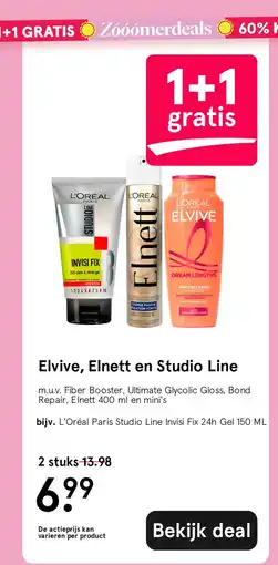 Etos L'Oréal Paris Elvive Collagen Lifter Shampoo 250 ML aanbieding