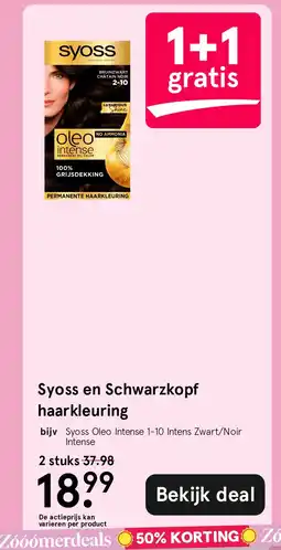 Etos Schwarzkopf Blonde OmegaPlex Haarverf M1 aanbieding