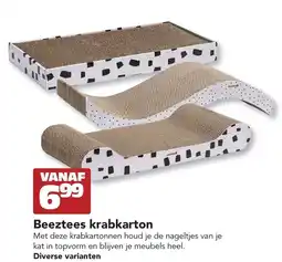 Discus Beeztees krabkarton aanbieding