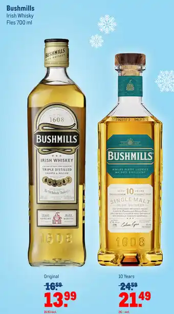 Makro Bushmills Original 700ml aanbieding