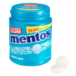 Kruidvat Mentos Mighty Mint XL Gum aanbieding