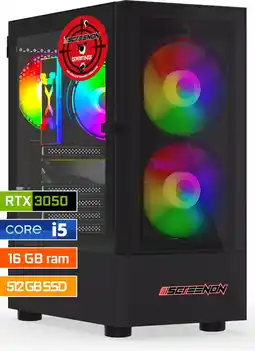 Bol.com ScreenON - Intel Core i5 - 500GB SSD - 16GB RAM - RTX 3050 - GamePC.V1220231 - Windows 11 aanbieding