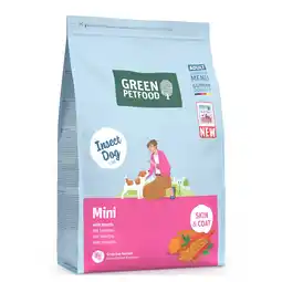Zooplus 3kg Green Petfood Insect Dog Mini met insecten droog hondenvoer aanbieding