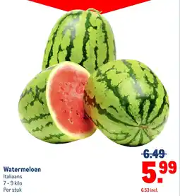 Makro Watermeloen aanbieding
