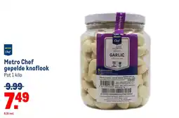 Makro Metro Chef gepelde knoflook aanbieding