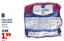 Makro Metro Chef rode bieten aanbieding