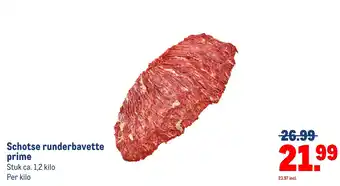 Schotse runderbavette prime