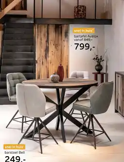 Henders & Hazel snel in huis bartafel Avalox aanbieding
