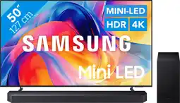 Coolblue Samsung Mini-led 50 M73H (2026) + Samsung HW-Q600F (2025) aanbieding