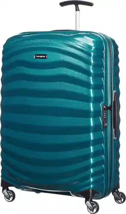 Coolblue Samsonite Lite-Shock Spinner 69cm Petrol Blue aanbieding