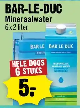Dirck 3 bar-le-duc mineraalwater aanbieding