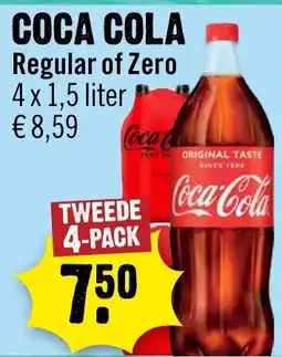 Dirck 3 Coca Cola Regular of Zero aanbieding