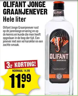 Dirck 3 Olifant jonge graanjenever aanbieding