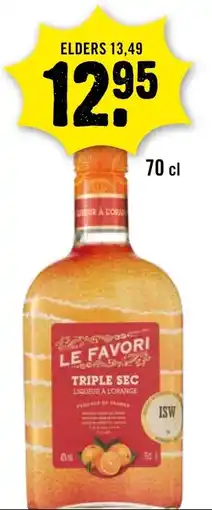 Dirck 3 Le Favori triple sec aanbieding
