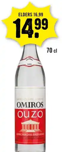Dirck 3 Omiros ouzo aanbieding