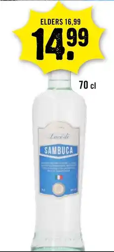 Dirck 3 Lucedi sambuca aanbieding