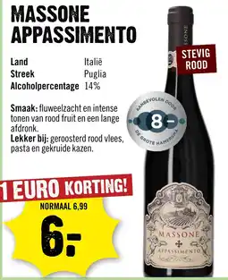 Dirck 3 Massone Appassimento aanbieding
