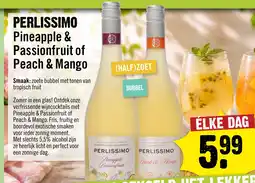 Dirck 3 Perllissimo Pineapple & Passionfruit of Peach & Mango aanbieding