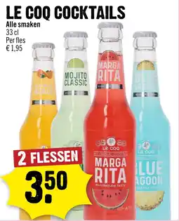 Dirck 3 Le Coq cocktails aanbieding