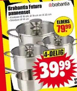 Dirck 3 Brabantia Futura pannenset aanbieding