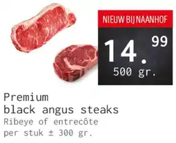 Naanhof naanhof premium black angus steaks aanbieding