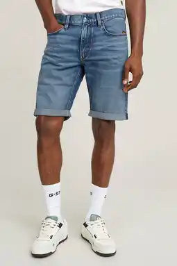 Wehkamp G-STAR denim regular short MOSA blauw aanbieding