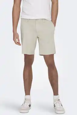 Wehkamp ONLY & SONS ONSMARK regular chino short beige aanbieding