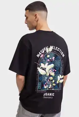 Wehkamp Redefined Rebel T-shirt met backprint zwart aanbieding