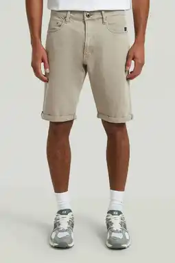 Wehkamp G-STAR denim regular short MOSA beige aanbieding