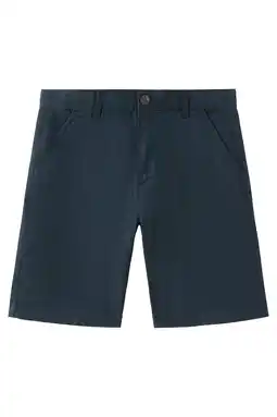 Wehkamp Mango Kids bermuda short met linnen donkerblauw aanbieding