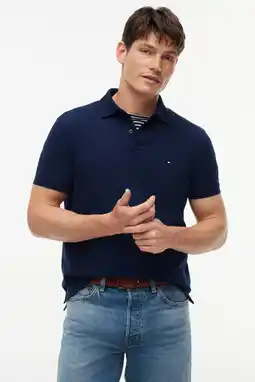 Wehkamp Tommy Hilfiger regular polo Donkerblauw aanbieding