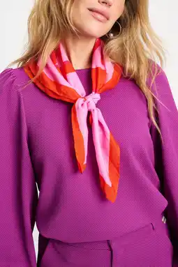 Wehkamp POM Amsterdam sjaaltje Getaway Crew roze aanbieding