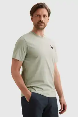 Wehkamp Vanguard regular T-shirt grijsgroen aanbieding