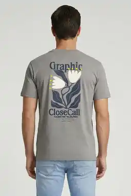 Wehkamp Cars regular T-shirt met backprint grijs aanbieding