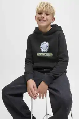 Wehkamp JACK & JONES JUNIOR hoodie zwart aanbieding