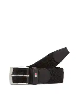 Wehkamp Tommy Hilfiger gevlochten riem New Adan zwart aanbieding