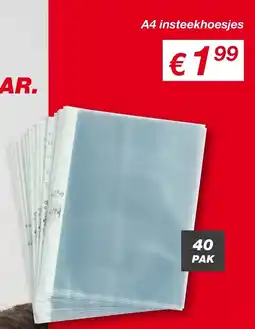 Kik A4 insteekhoesjes aanbieding